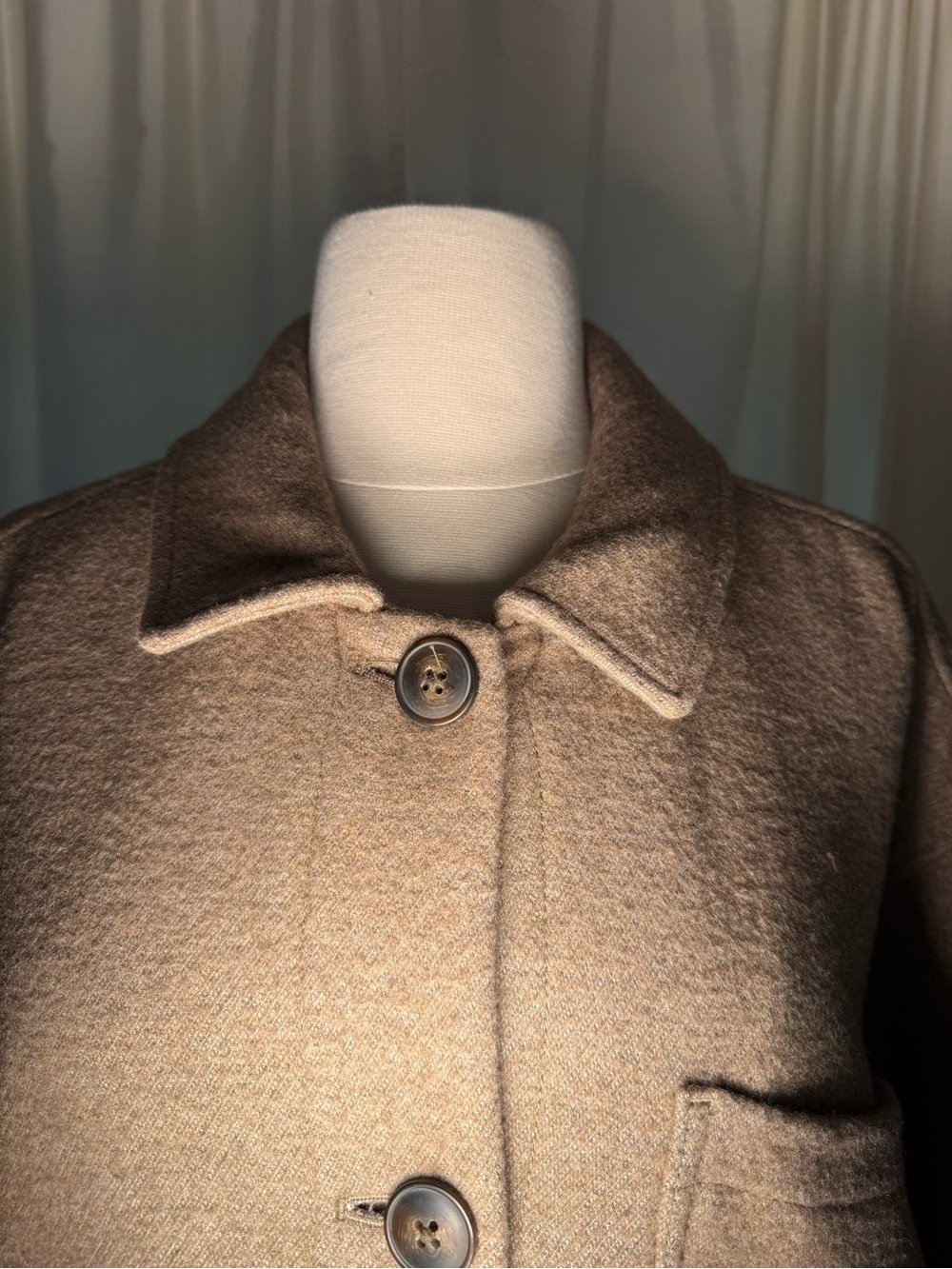 Madewell Relaxed Belrose Coat in Camel - Picture 7 of 12